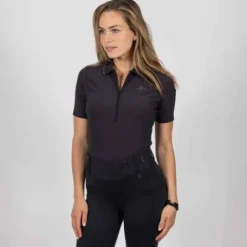 Polo technique d'équitation 4-Ever - Femme Tenue D'Équitation Femme·Polos Et Chemises