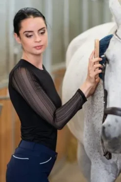 New Polo technique d'équitation CASUAL CONTESSA - - Manches longues Femme Tenue D'Équitation Homme·Polos Et Chemises|Tenue D'Équitation Femme·Polos Et Chemises