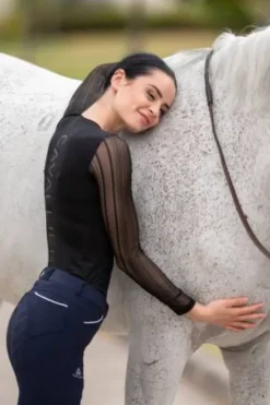 New Polo technique d'équitation CASUAL CONTESSA - - Manches longues Femme Tenue D'Équitation Homme·Polos Et Chemises|Tenue D'Équitation Femme·Polos Et Chemises