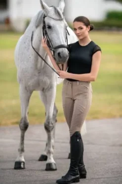 Discount Polo technique d'équitation CASUAL CONTESSA - - Manches courtes Femme Tenue D'Équitation Femme·Polos Et Chemises