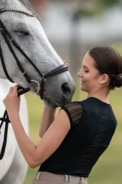 Discount Polo technique d'équitation CASUAL CONTESSA - - Manches courtes Femme Tenue D'Équitation Femme·Polos Et Chemises