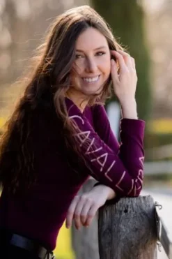 Online Polo technique manches longues Rose Gold - - Performance Femme Tenue D'Équitation Femme·Polos Et Chemises