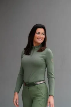 Clearance Polo Trinity Top Evening Haze - Femme Tenue D'Équitation Femme·Polos Et Chemises