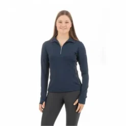 Discount Polo zip manches longues Femme Tenue D'Équitation Femme·Polos Et Chemises