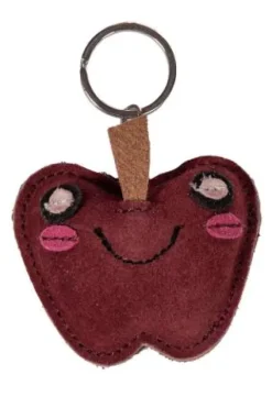Hot Porte clés Apple - - Cuir jute Bijoux