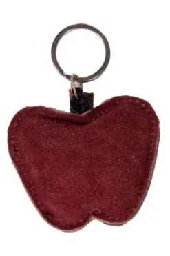 Hot Porte clés Apple - - Cuir jute Bijoux