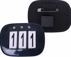 Clearance Porte numéros par 2 vernis - - cuir orné de strass Les Accessoires De Concours·Dossard De Cross - Brassard|Dossards De Cross