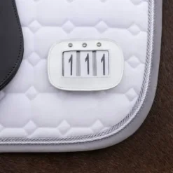 Clearance Porte numéros par 2 vernis - - cuir orné de strass Les Accessoires De Concours·Dossard De Cross - Brassard|Dossards De Cross