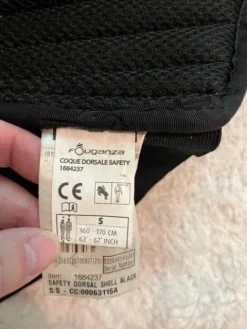 Sale Protection dorsale Fouganza taille S adulte 160-170 Femme La Cavalière En Concours|La Femme En Concours