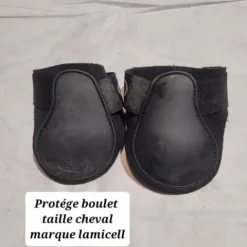 Protège boulet noir taille cheval marque lamicell Protège-Boulets