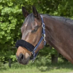 Hot Protège muserolle / tétière faux fur Accessoires De Briderie·Protection Muserolle Et Tétière