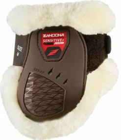 Protège-Boulets Carbon Air Techno-Fur Mouton Jeunes Chevaux Protège-Boulets