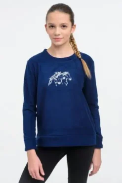 Discount Pull d'équitation pour enfants - IVY - - Fleece ultra doux Enfant Tenue D'Équitation Enfant·Sweat Shirt, Polaire Et Pull Enfant