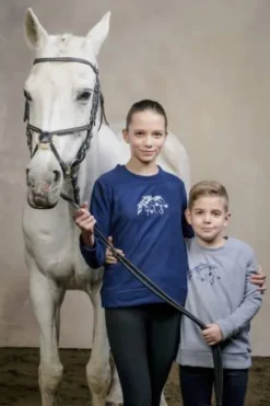 Discount Pull d'équitation pour enfants - IVY - - Fleece ultra doux Enfant Tenue D'Équitation Enfant·Sweat Shirt, Polaire Et Pull Enfant