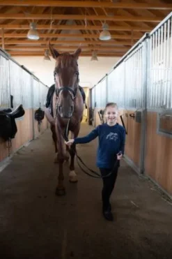 Discount Pull d'équitation pour enfants - IVY - - Fleece ultra doux Enfant Tenue D'Équitation Enfant·Sweat Shirt, Polaire Et Pull Enfant