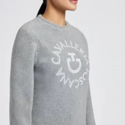 Discount Pull Fleece Crew Neck - Femme Tenue D'Équitation Femme·Sweat Shirt, Polaire Et Pull Femme