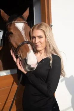 Online Pull léger col V décontracté - - Viscose doux Femme Tenue D'Équitation Femme·Sweat Shirt, Polaire Et Pull Femme