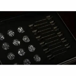 Hot Quick Knot Jewel, clips pions en cristaux Swarovski Medley 12 pièces - Hes Tec Natter Son Cheval