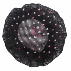 Hot Resille noire stones Femme Tenue De Concours Femme·Résilles Cheveux|Les Accessoires De Concours·Résilles De Cavalière