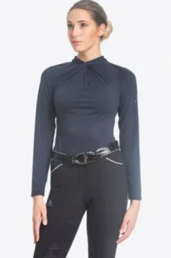 Hot Riding Top CASUAL CHIC - - Long Sleeve Femme Tenue D'Équitation Femme·Polos Et Chemises
