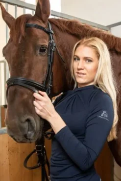 Hot Riding Top CASUAL CHIC - - Long Sleeve Femme Tenue D'Équitation Femme·Polos Et Chemises