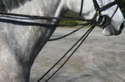 Sale Rênes allemandes cuir/corde Rênes·Rênes Allemande