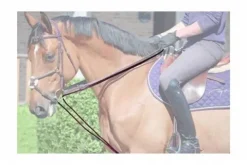 Outlet Rênes allemandes en cuir et corde - Dy'on Collection Rênes·Rênes Allemande