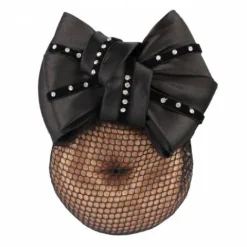 Clearance Résille barette strass - - Finition velours Femme Tenue De Concours Femme·Résilles Cheveux|Les Accessoires De Concours·Résilles De Cavalière