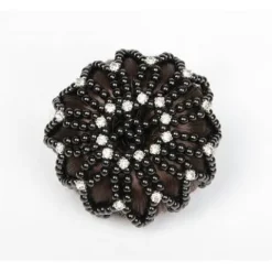 Hot Résille perles et crystal - Harry's Horse Femme Tenue De Concours Femme·Résilles Cheveux|Les Accessoires De Concours·Résilles De Cavalière