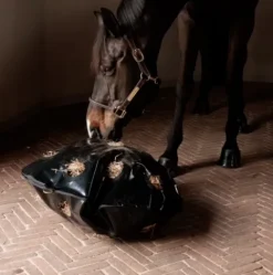 Sac à foin rond Play & Slow feeder - Kentucky - 80 cm de diamètre Matériel Pour L'Alimentation·Râteliers à Foin|Ratelier D'Herbage