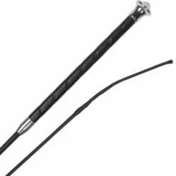 Sale Stick de dressage poignée cuir - Harry's Horse - Nylon tressé Cravaches