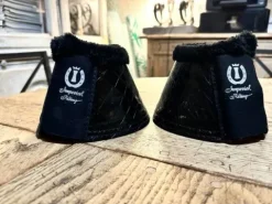 Hot SUPERBES CLOCHES IMITATION CROCO NOIR Cloches Et Protèges-Glomes