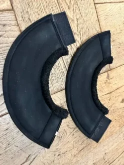 Hot SUPERBES CLOCHES IMITATION CROCO NOIR Cloches Et Protèges-Glomes