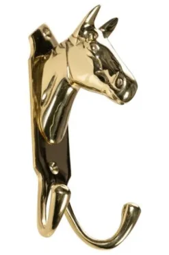 New Support Fer A Cheval Laiton 2 Crochets Rangement De La Sellerie·Porte-brides