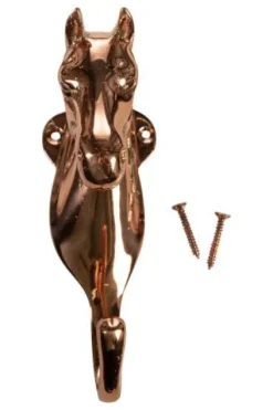 Outlet Supporte tête De Cheval 1 Crochet Laiton Rangement De La Sellerie·Porte-brides