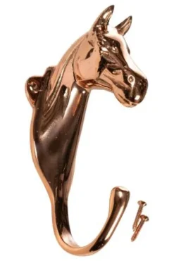 Outlet Supporte tête De Cheval 1 Crochet Laiton Rangement De La Sellerie·Porte-brides