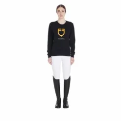 Online Sweat à col rond avec logo - Femme Tenue D'Équitation Femme·Sweat Shirt, Polaire Et Pull Femme