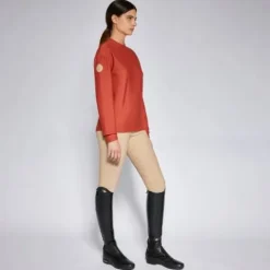 Hot Sweat Diagonal Weave col rond - Femme Tenue D'Équitation Femme·Sweat Shirt, Polaire Et Pull Femme