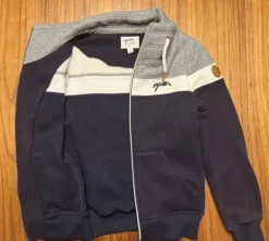 Sale Sweat Pénélope Leprevost Gris & Bleu Marine junior Enfant Tenue D'Équitation Enfant·Sweat Shirt, Polaire Et Pull Enfant