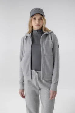 Best Sweat zippé à capuche Esaste - Femme Tenue D'Équitation Femme·Sweat Shirt, Polaire Et Pull Femme