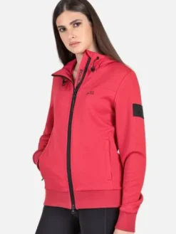 Clearance Sweat zippé femme cerise Femme Tenue D'Équitation Femme·Sweat Shirt, Polaire Et Pull Femme