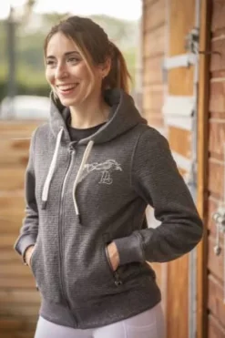 Sale Sweat-shirt Tressy flock - - confortable Femme Tenue D'Équitation Femme·Sweat Shirt, Polaire Et Pull Femme