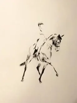 Tableau personnalisé, Horse Pilot , Cavalliera Toscana, Femme Le Cavalier En Concours|L'Homme En Concours