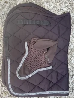 Hot tapis de concours à strass marron Tapis De Cso