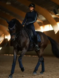 Clearance Tapis de selle Classic Modern Tech Navy - Tapis De Dressage|Tapis De Cso