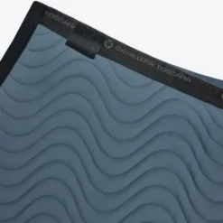 Hot Tapis de selle Double Orbit Wave Quilted Pétrole - Tapis De Dressage|Tapis De Cso