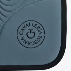 Hot Tapis de selle Double Orbit Wave Quilted Pétrole - Tapis De Dressage|Tapis De Cso