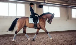 Discount Tapis de selle - ICE BLUE PEARL Tapis De Dressage|Tapis De Cso