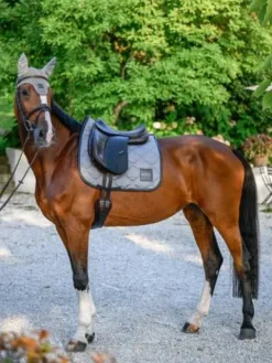 New Tapis de selle Greymelange Dressage Gris - Tapis De Dressage|Tapis De Selle