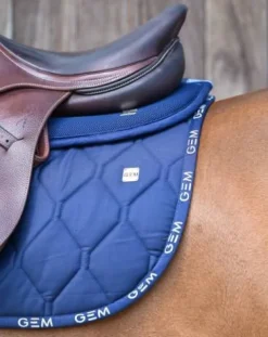 Outlet Tapis de selle LOVE MIXTE Marine - Tapis De Cso|Tapis De Selle